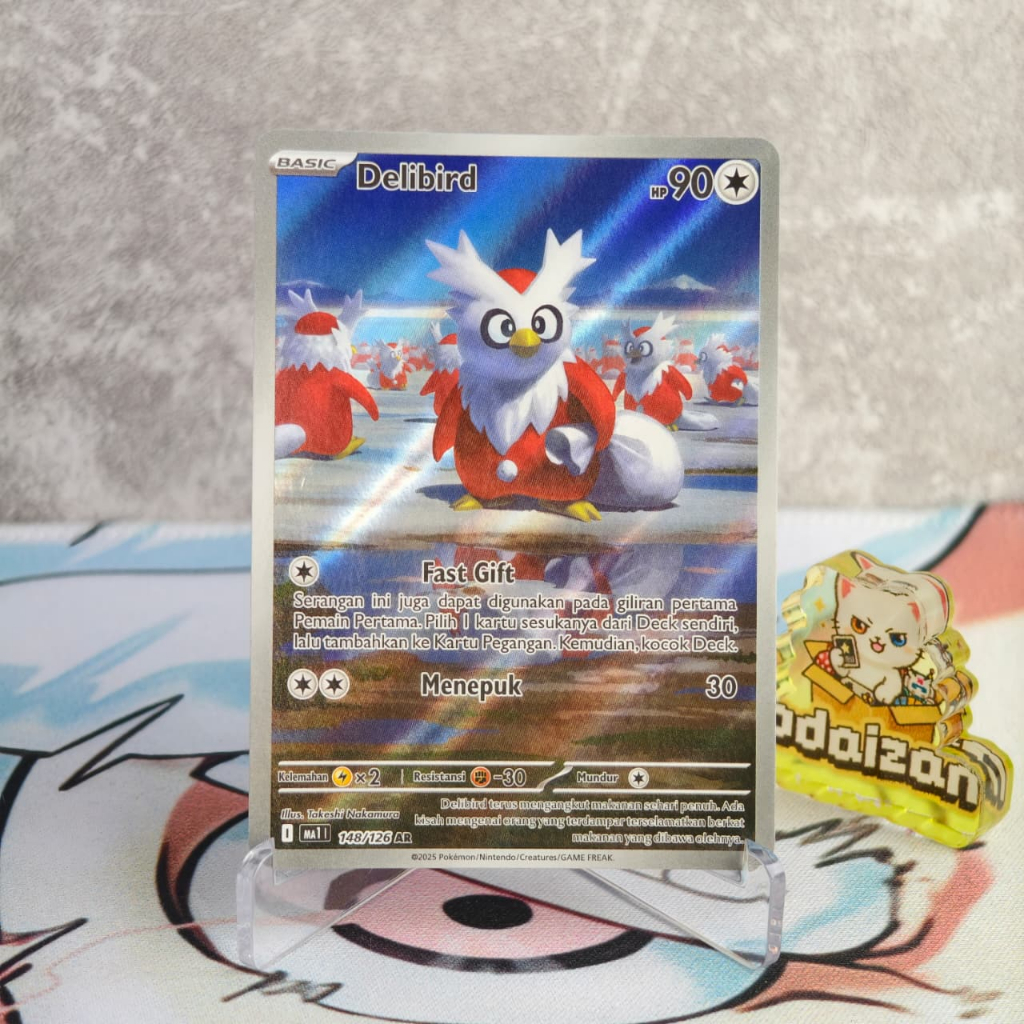 Delibird MA1 148/126 AR ID Kartu TCG Pokemon