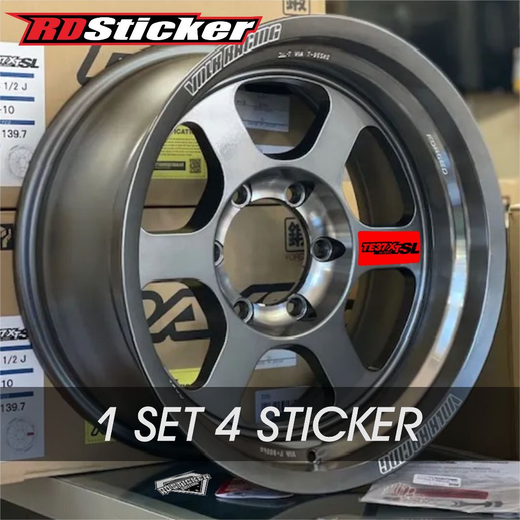 STICKER VELG TE37 XT R18 / R17