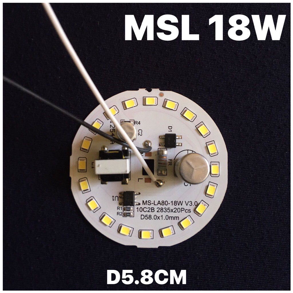 PCB LED AC MSL 18Watt