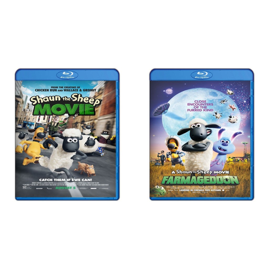 DVD Shaun The Sheep Movie (2015) + DVD A Shaun The Sheep Movie Farmageddon (2019)