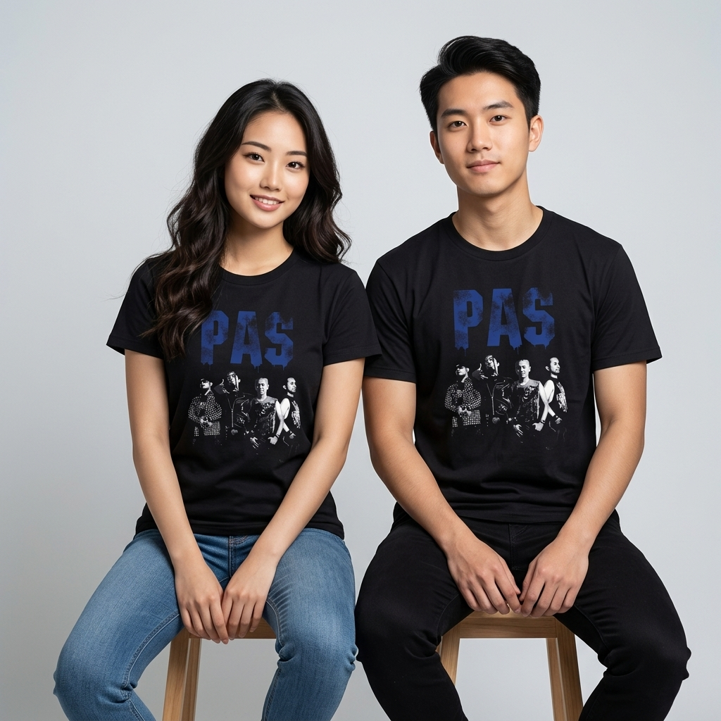 KAOS PAS BAND TSHIRT MUSIK PAS 10