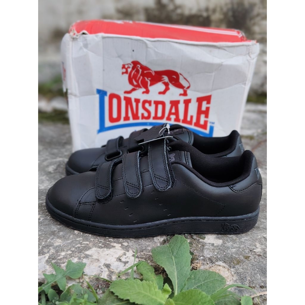 Lonsdale Leyton Velcro full black 41