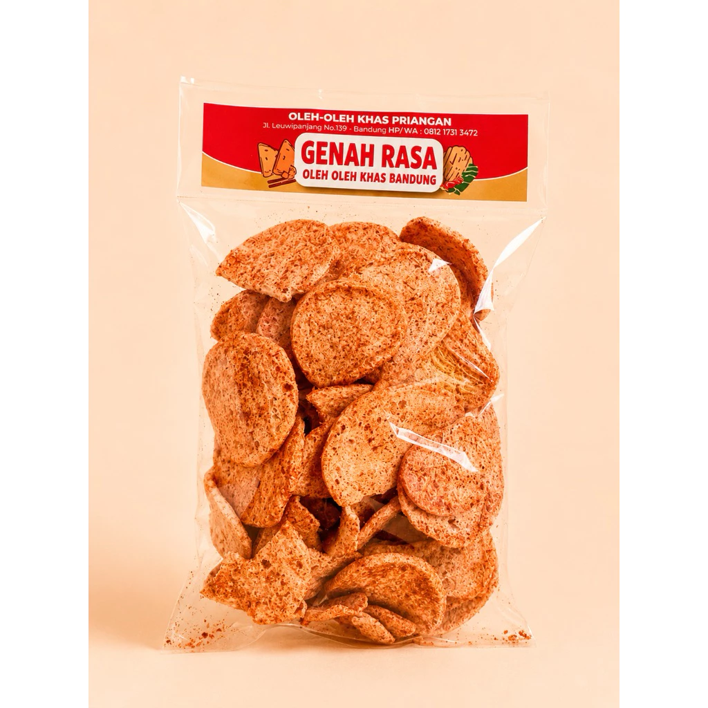 Basreng Cikruh Pedas Daun Jeruk 250 g & 500 g — foto detail 2 dari 7