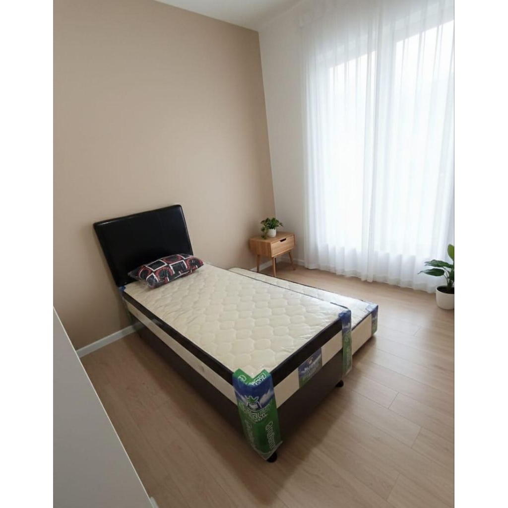 Set Galaxy 2 in 1 140x200 Kasur Spring Bed spring bergaransi dan terbaik dikelasnya