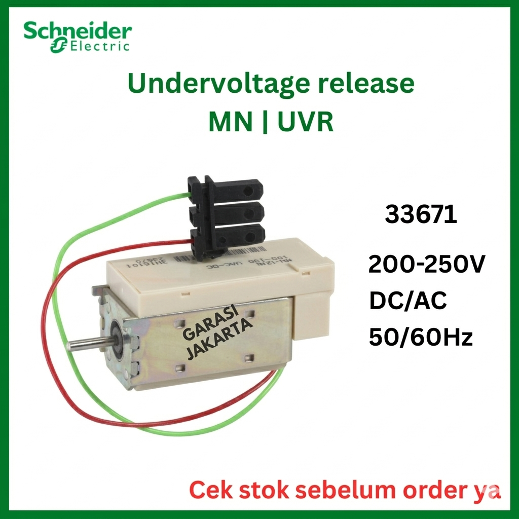 Schneider UVT UVR MN 33671 undervoltage release