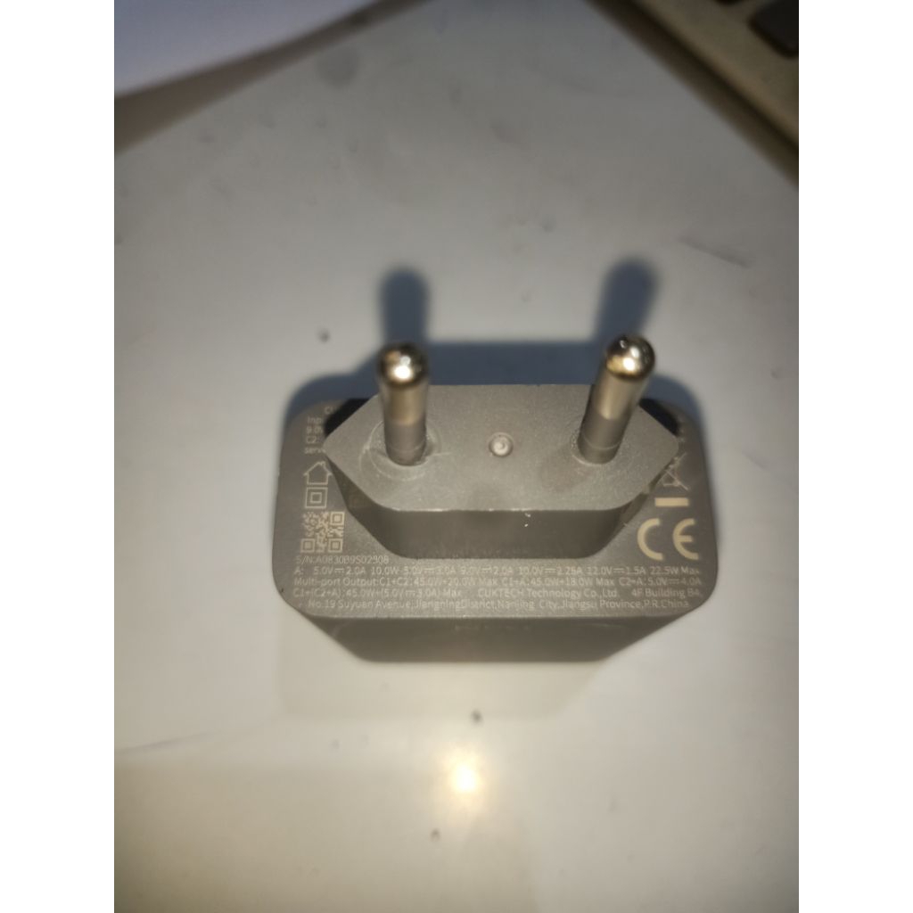 CUKTECH ADAPTOR CHARGER 65 WATT ORIGINAL