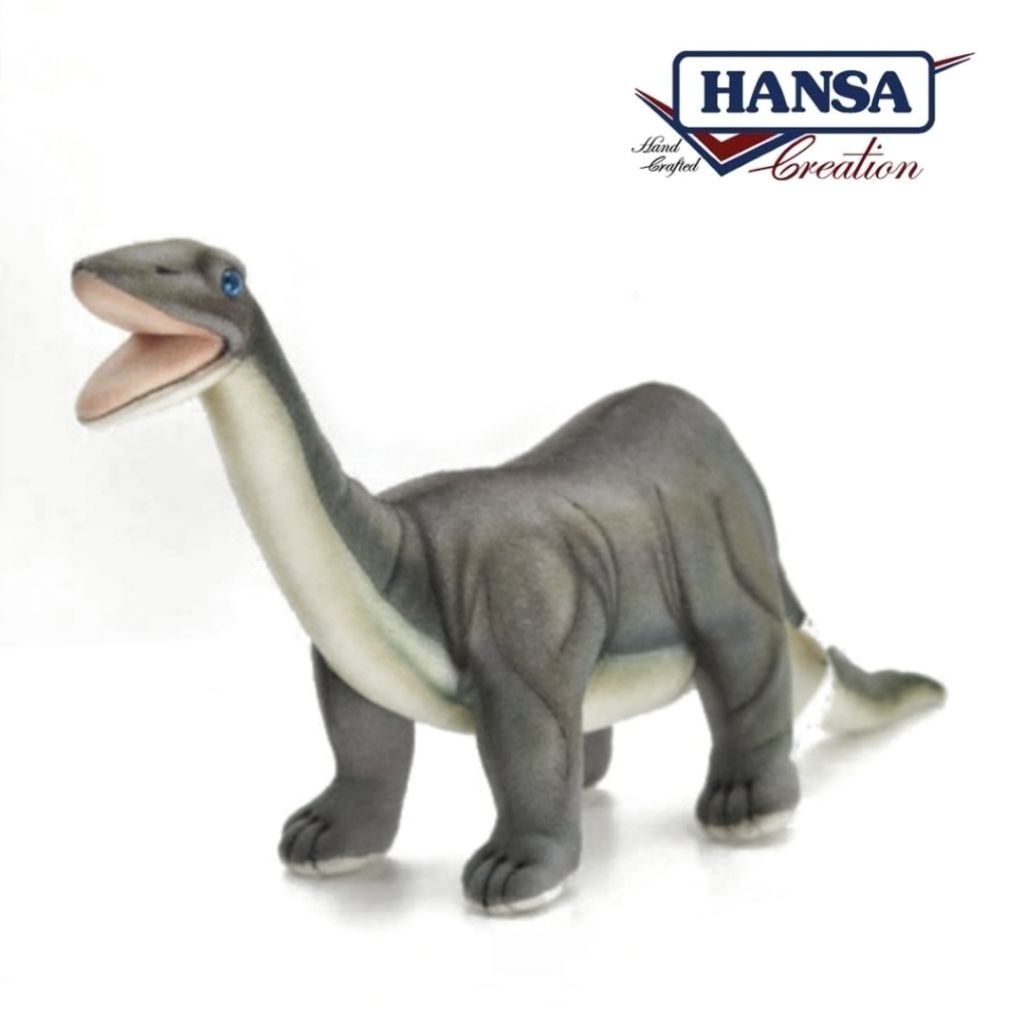 Boneka Dinosaurus Brontosaurus lmprot U.S.A Original Hansa Creation Dino Plush Second PL Preloved Pl
