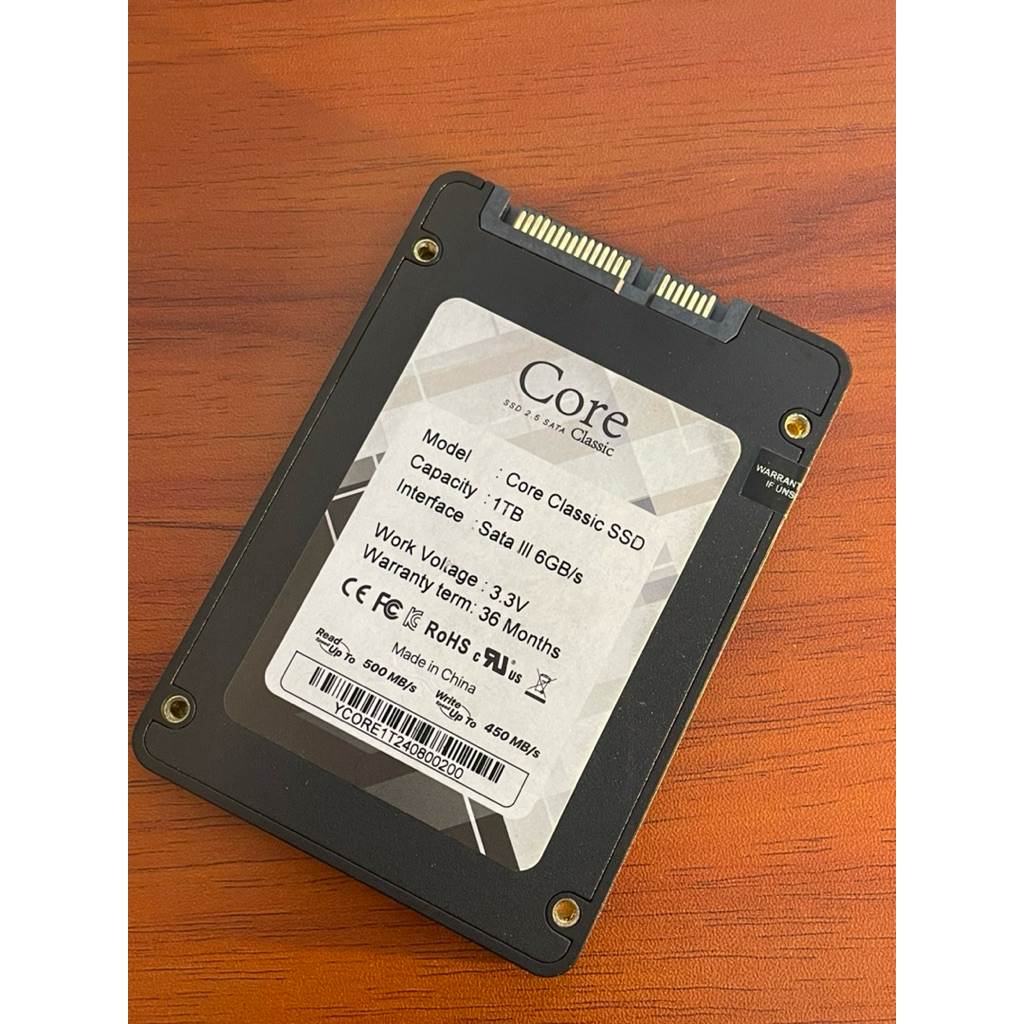 SSD sata 1 TB Paradox core clasic