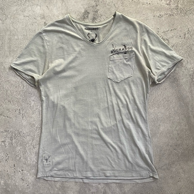 Y2K Buckaroo Short Sleeve V-neck Shirt
