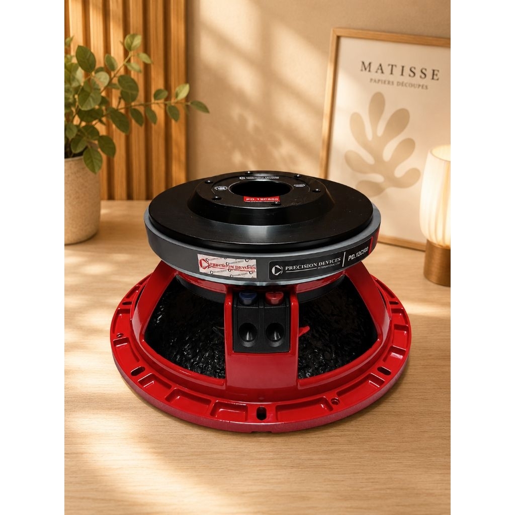 SPEAKER PD 12Inch PD 12C500 Merah VC 4Inch DAUN KULIT JERUK/ PD 12C500 Merah Precission  Device VC 4