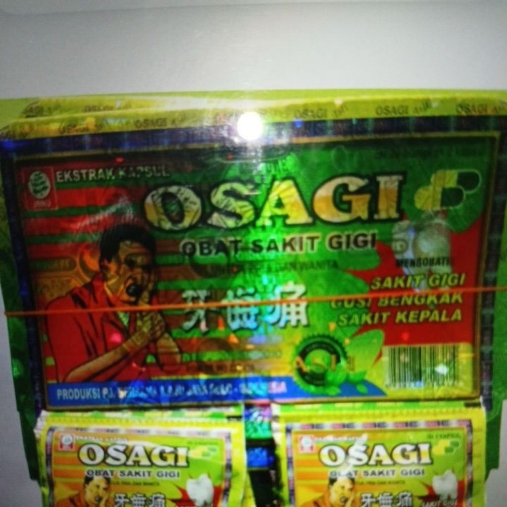 EXTRAK KAPSUL OSAGI MENGOBATI SAKIT GIGI, GUSI BENGKAK DAN SAKIT KEPALA