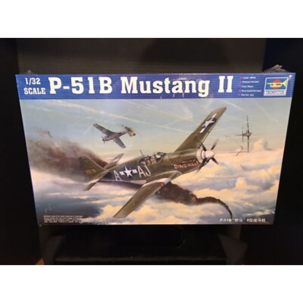 trumpeter p-51b mustang II scale 1/32