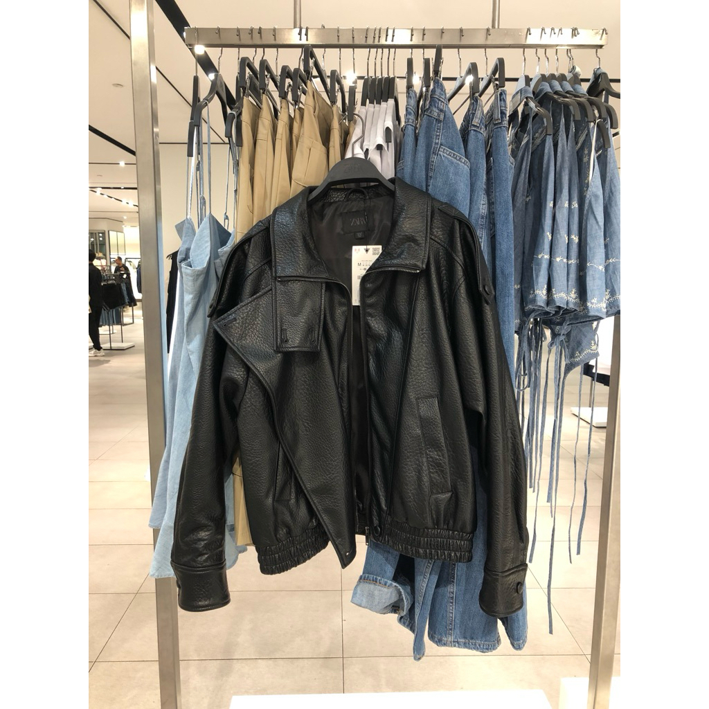 Jastip ZARA Jacket Kulit Wanita