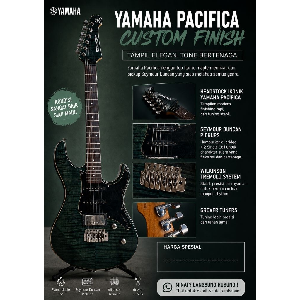 Yamaha Pasifica 612VII FM