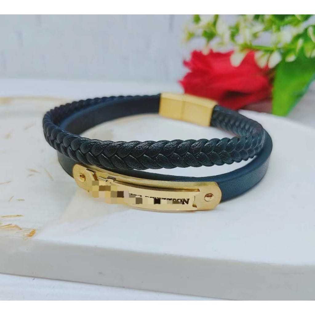 Gelang Titanium Kulit Perhiasan Wanita 585