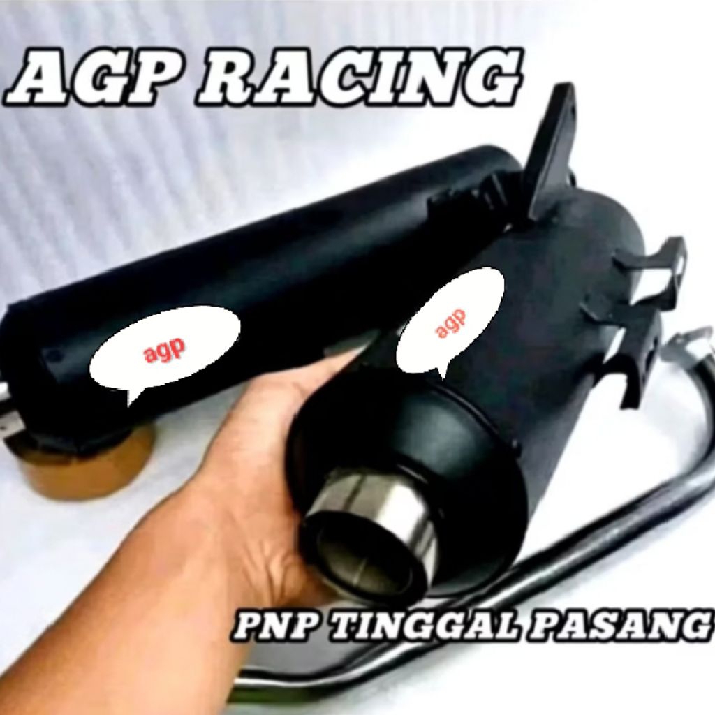 Knalpot standar racing AGP EXHAUST PELANGI BEAT MIO VARIO 110 VARIO OLD VARIO NEW AEROK