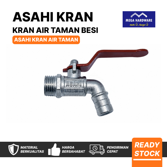 Asahi Kran Air Taman || Kran Air Besi || Kran Cebol/Pendek