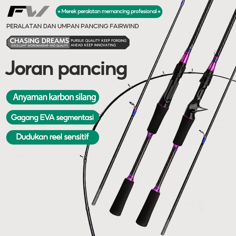 FW Joran BC Fishing Rod Joran Pancing Carbon Fiber  Joran Pancing Joran UL pancing Joran Spinning Ro
