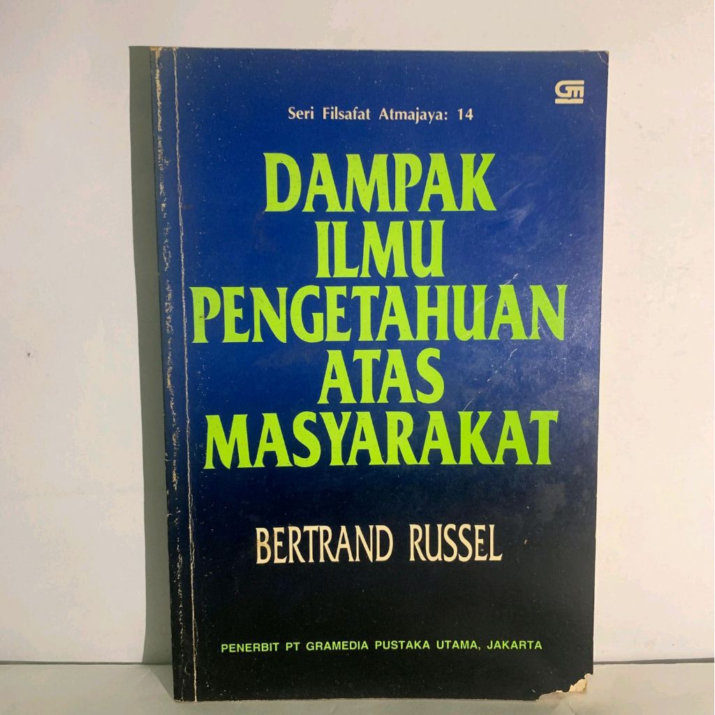 dampak ilmu pengetahuan atas masyarakat by Bertand russel buku bekas ORIGINAL