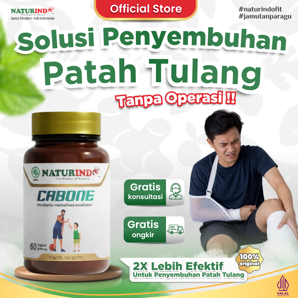Obat Patah Tulang Cabone Herbal Tanpa Operasi Pemulihan Original Cabone Naturindo