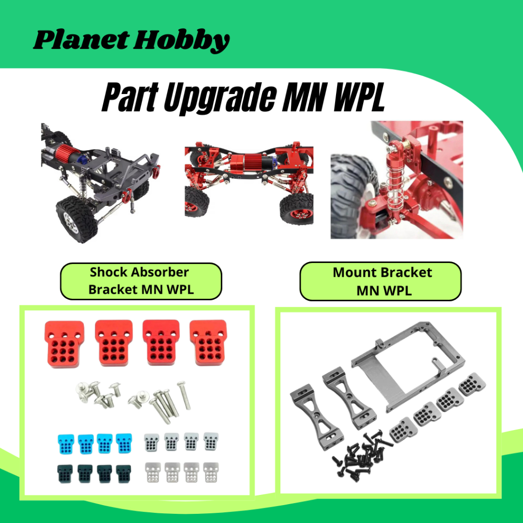 Part Upgrade Shock Tower Bracket Absorber RC MN WPL