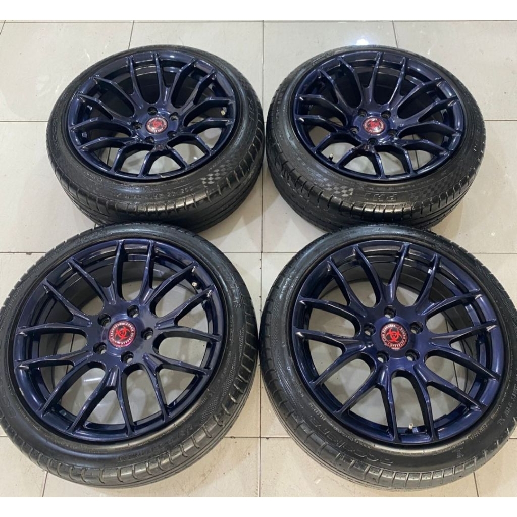 velg pelek mobil Second murah HSR Oster ring 17 bisa untuk  camry civic HRV ertiga