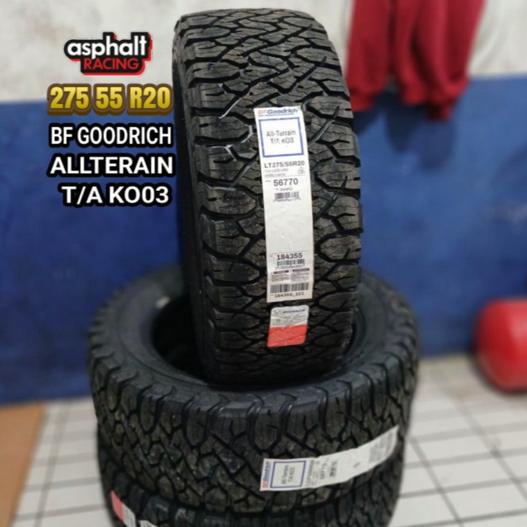 Ban Mobil Import Ukuran 275/55 R20 Merek BF GOODRICH ALLTERAIN T/A KO03 II ban tubles 275 55 R20
