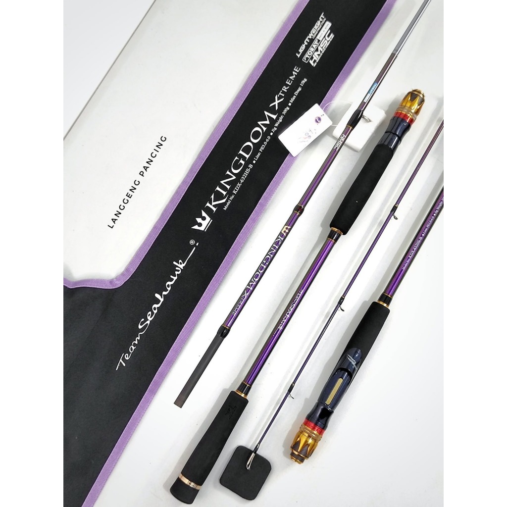 Joran Team Seahawk Kingdom Xtreme KDK Jigging Spinning Packing PVC