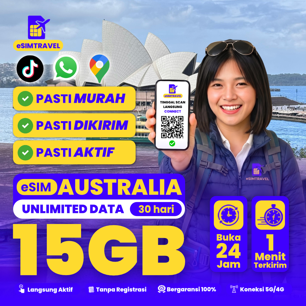eSIM Australia Unlimited Data Internet | eSIM Travel Australia Unlimited Internet VODAFONE |  eSIM R