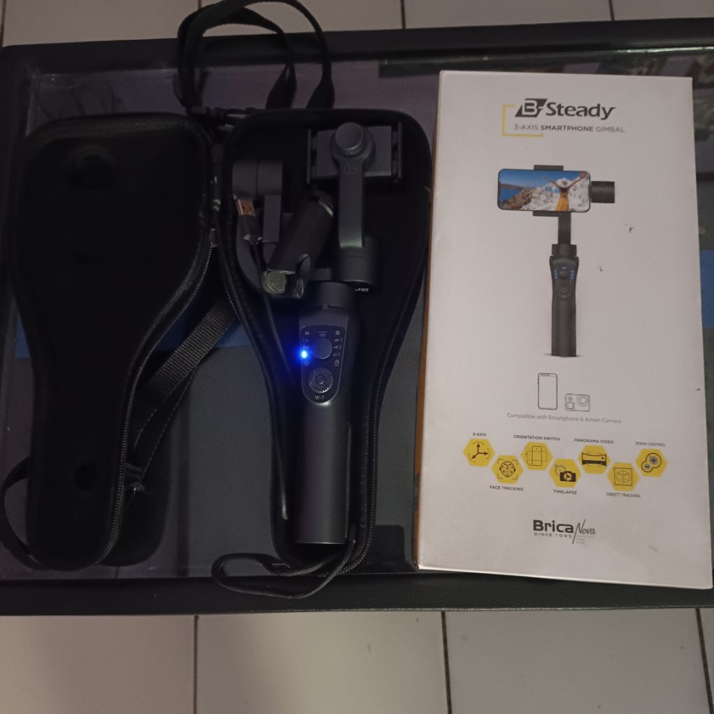 Gimbal murah brica bsteady 3 Axis stabilizer Handphone HP
