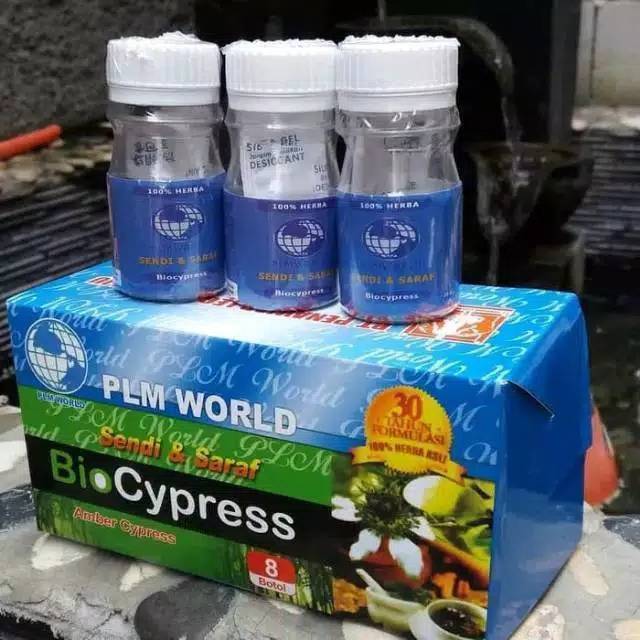Bio Cypress Sendi & Saraf PLM World Original - Obat Herbal Mengatasi Nyeri Sendi Reumatik Asam Urat 