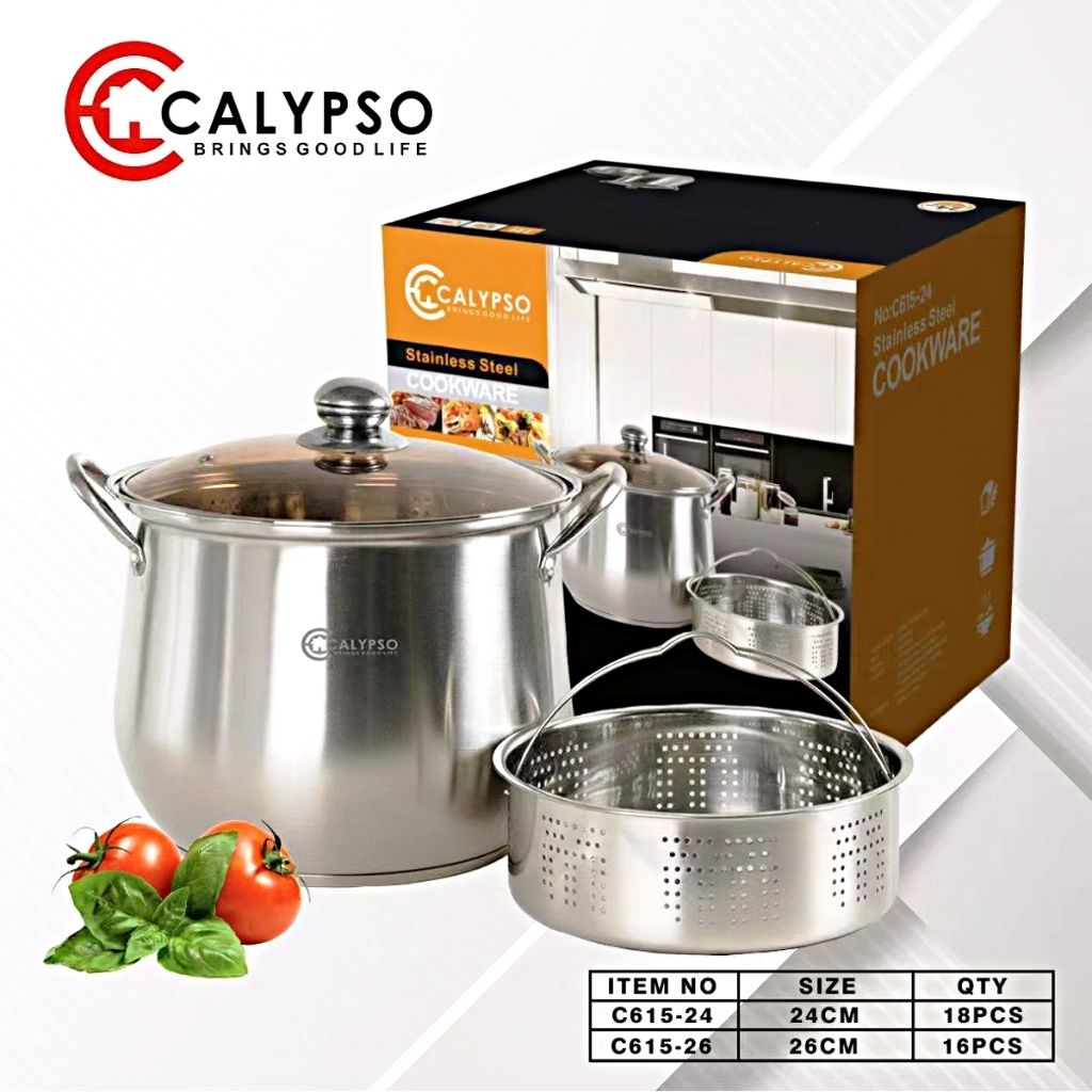 PANCI STAINLESS STEEL CALYPSO / PANCI LABU CALYPSO/ PANCI STAINLESS STEEL TEBAL SERBAGUNA CALYPSO