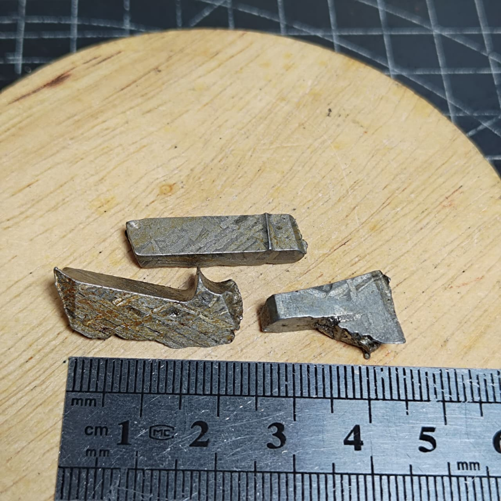 Natural Aletai Iron Meteorite Paket (17) Asli Meteorite