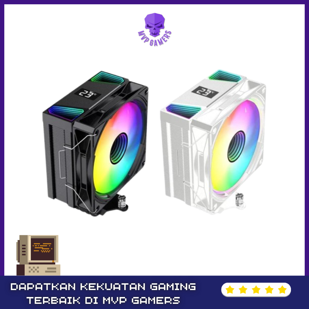 CPU Air Cooler Digital Alliance KAZE 4D DIGITAL Kipas Pendingin Processor Temp Display Intel LGA 170