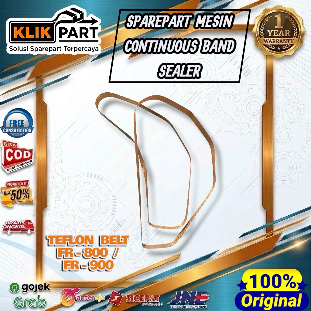 Teflon Belt Kain Anti Panas FR-800 FR-900 Original