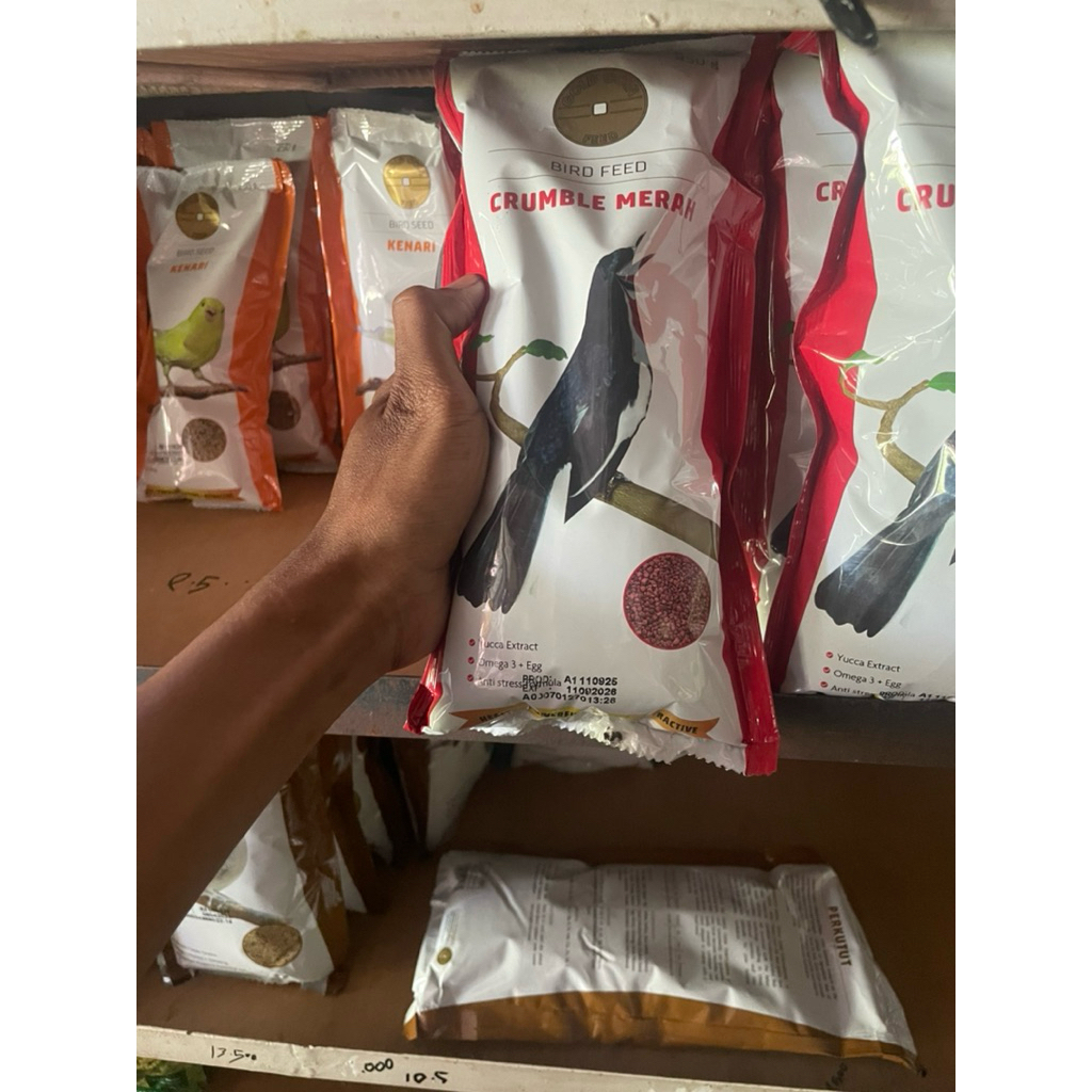 Gold coin merah | voer rendah protein