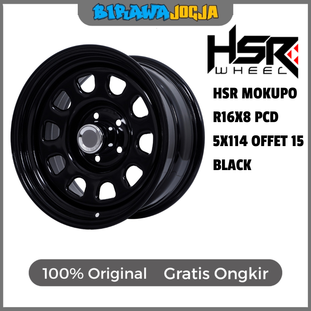 PELEK MODEL OFFROAD DAYTONA RING 16 H5X114,3 VELG HSR MOKUPO R16 UNTUK CRV INNOVA RUSH L300 XTRAIL