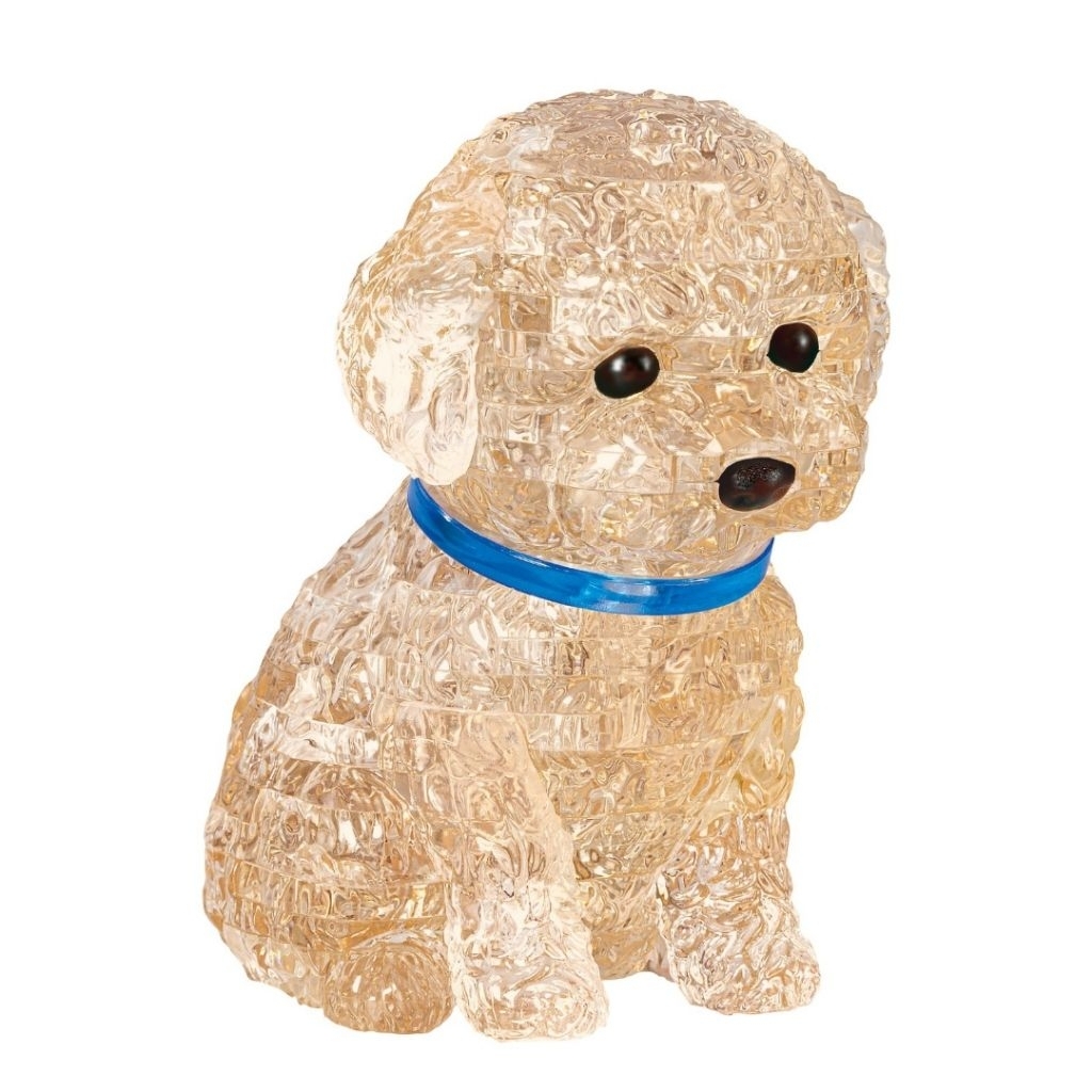 Beverly 3D Crystal Toy Poodle Apricot Jigsaw Puzzle 41 Pcs