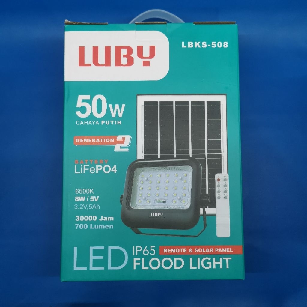 LBKS508 Lampu Tembak Kap Sorot LED 50W Watt IP65 Outdoor Slim LED Flood Light Slim LBKS-508 LUBY