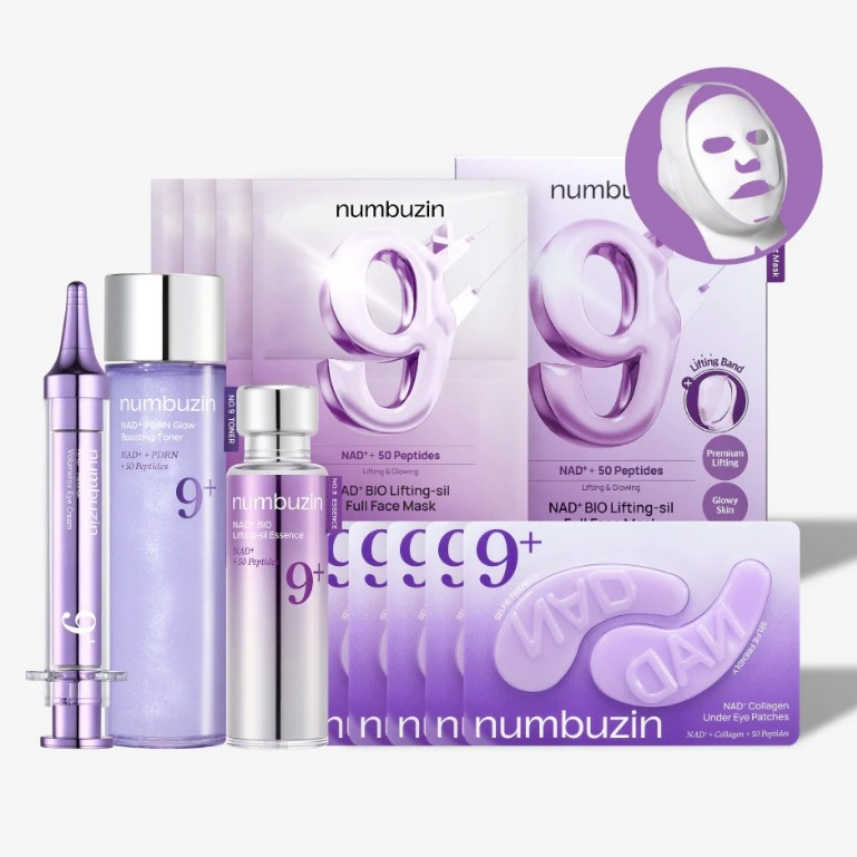 Numbuzin No.9+ Bio Lifting & Glow Collection / Toner / Essence / Sheet Mask / Numbuzin Toner / Numbu