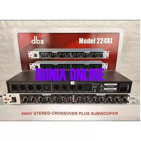 crosover DBX 224XL + SUB DBX224XL DBX 224 XL