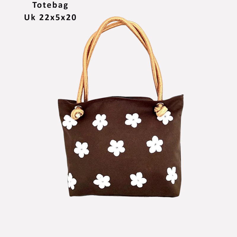 Totebag wanita tote bag Laptop Bahan Canvas Premium waterproof