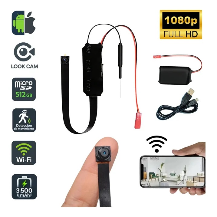 OEM Modul Kamera Pengintai Mini IP Camera WiFi Tersembunyi 1080P