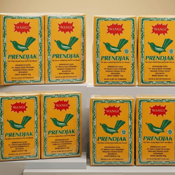 Teh Bubuk / Teh Prendjak / Teh Bubuk Prendjak Wangi 50 Gr x 10 Kotak