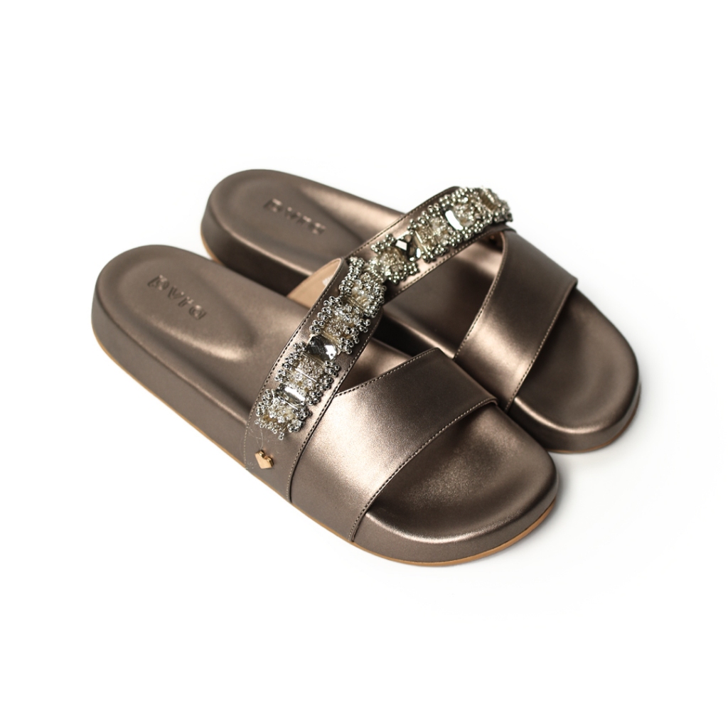 PVRA Sandal Wanita Zaira Bronze