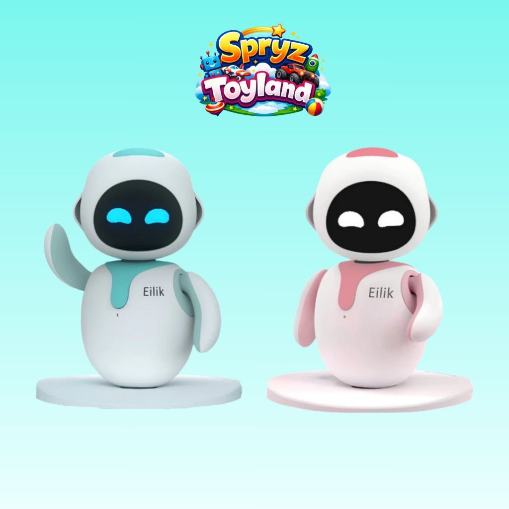 Spryz Toyland - Eilik Robot / AI Robot / Robot Interaktif / Robot Lucu / Emo Robot / Cuty Robot