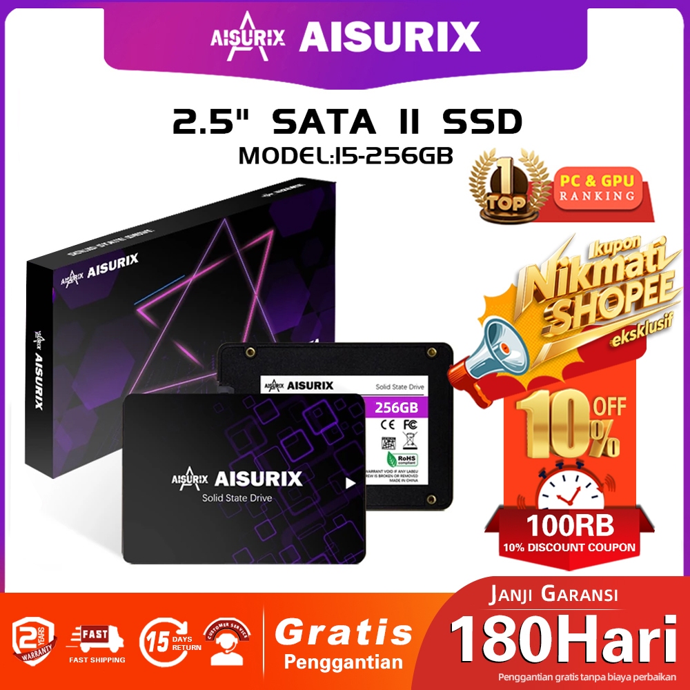 AISURIX SSD 256GB SATA3 SOLOD STATE DRIVE