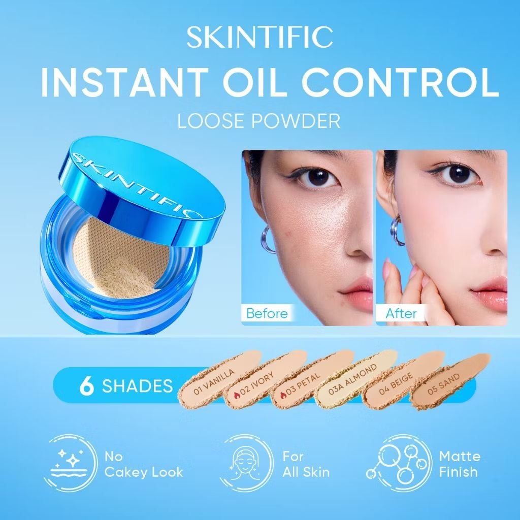 SKINTIFIC Invisiblur All Day Loose Powder - Bedak Tabur Skintific