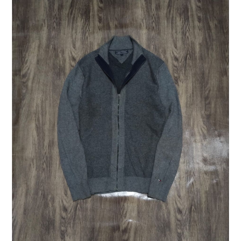TOMMY HILFIGER KNITWEAR JACKET SECOND BRANDED