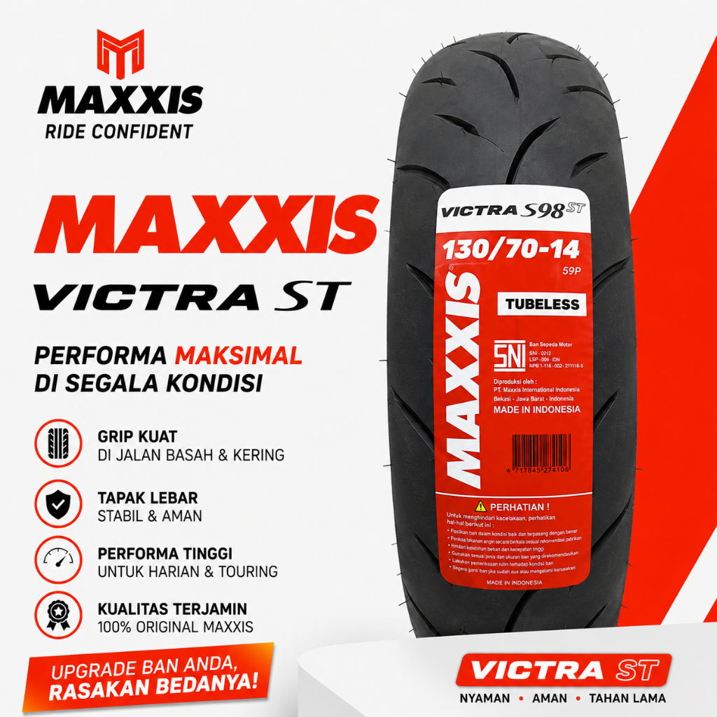 BAN Maxxis Victra 130/70-14
